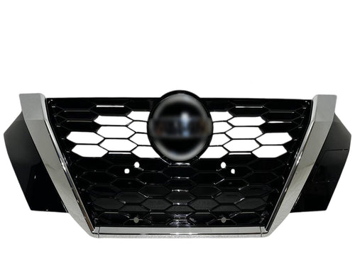 2020-2023 Nissan Sentra Grille Front Bumper Upper Grille Chrome Honeycomb - Texas-e-parts