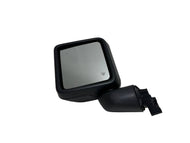 2018 2019 2020 2021 2022 2023 2024 2025 Jeep Wrangler & Gladiator Left Driver Front Door Power Side Rear View Mirror Heated With BSM (Blind Spot Monitoring ) Manual Fold Textured