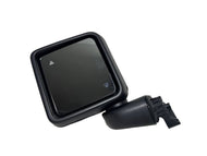 2022 2023 2024 2025 Jeep Wrangler & Gladiator Left Driver Front Door Power Side Rear View Mirror Heated Turn Signal With BSM (Blind Spot Monitoring ) Manual Fold Textured