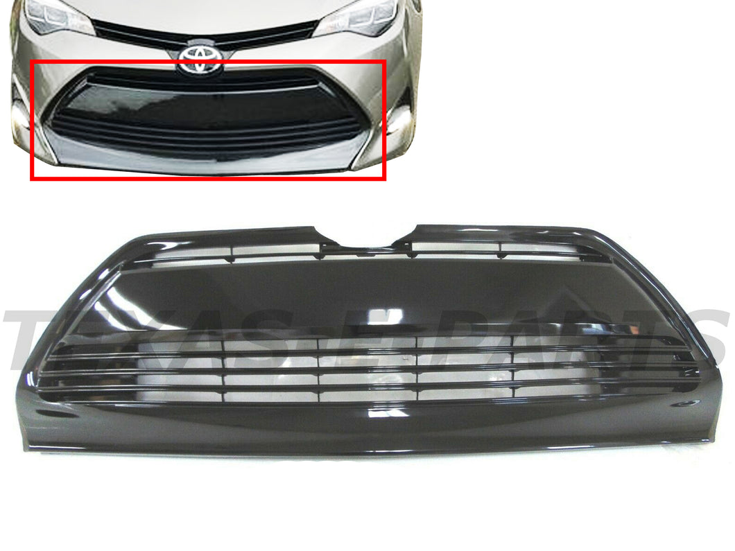 2017 2018 2019 Toyota Corolla XLE LE Front Bumper Lower Grille