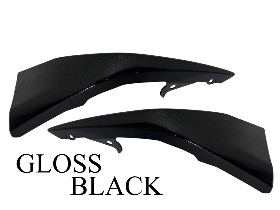 2025 Toyota Camry SE Left Right Front Bumper Side Lower Molding Trim Gloss Black Set - Texas-e-parts