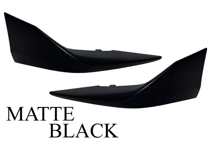 2025 Toyota Camry SE Left Right Front Bumper Side Lower Molding Trim Matte Black Set - Texas-e-parts