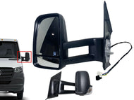 2019 2020 2021 Mercedes Benz Sprinter 1500 2500 3500 Left Front Door Side Rear View Mirror Long Arm