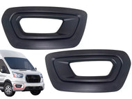 2020 2021 2022 2023 2024 Ford Transit 150 250 350 350HD E-Transit Left Right Front Bumper Fog Light Cover Driver & Passenger Set