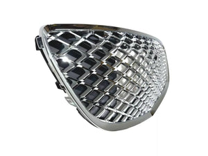 2022-2023 Genesis GV70 Front Bumper Upper Grille With Camera Option Chrome Mesh - Texas-e-parts