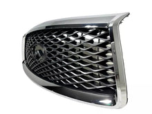 Load image into Gallery viewer, 2018 2019 2020 2021 Infiniti QX80 Front Bumper Upper Grille With Camera Option Chrome - Texas-e-parts