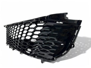2025 Toyota Camry SE Front Bumper Cover Without Sensor Holes With Upper Lower Grille Side Molding Trim Brackets Gloss Black Set
