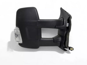 2020 2021 2022 2023 2024 Ford Transit 150 250 350 350HD Right Front Door Power Side Rear View Mirror Heated Signal Manual Folding With BSM ( Blind Spot Monitoring ) Long Arm Passenger
