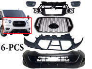 2021 2022 2023 Ford Transit 150 250 350 350HD Front Bumper Upper Lower Cover  Grille Honeycomb Inner Bracket & Fog Light Cover 6-PCS