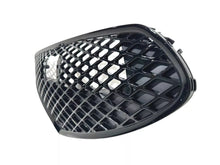Load image into Gallery viewer, 2022-2023 Genesis G70 Front Bumper Upper Grille With Camera Option &amp; Sensor Holes Gloss Black - Texas-e-parts