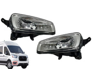 2015 2016 2017 2018 2019 2020 2021 2022 2023 2024 Ford Focus Transit 150 250 350 350HD E-Transit Left Right Front Bumper Fog Light Lamp Driver & Passenger Set
