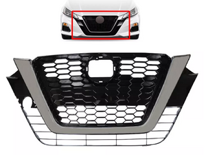 2019 2020 2021 2022 Nissan Altima Front Bumper Upper Grille Chrome