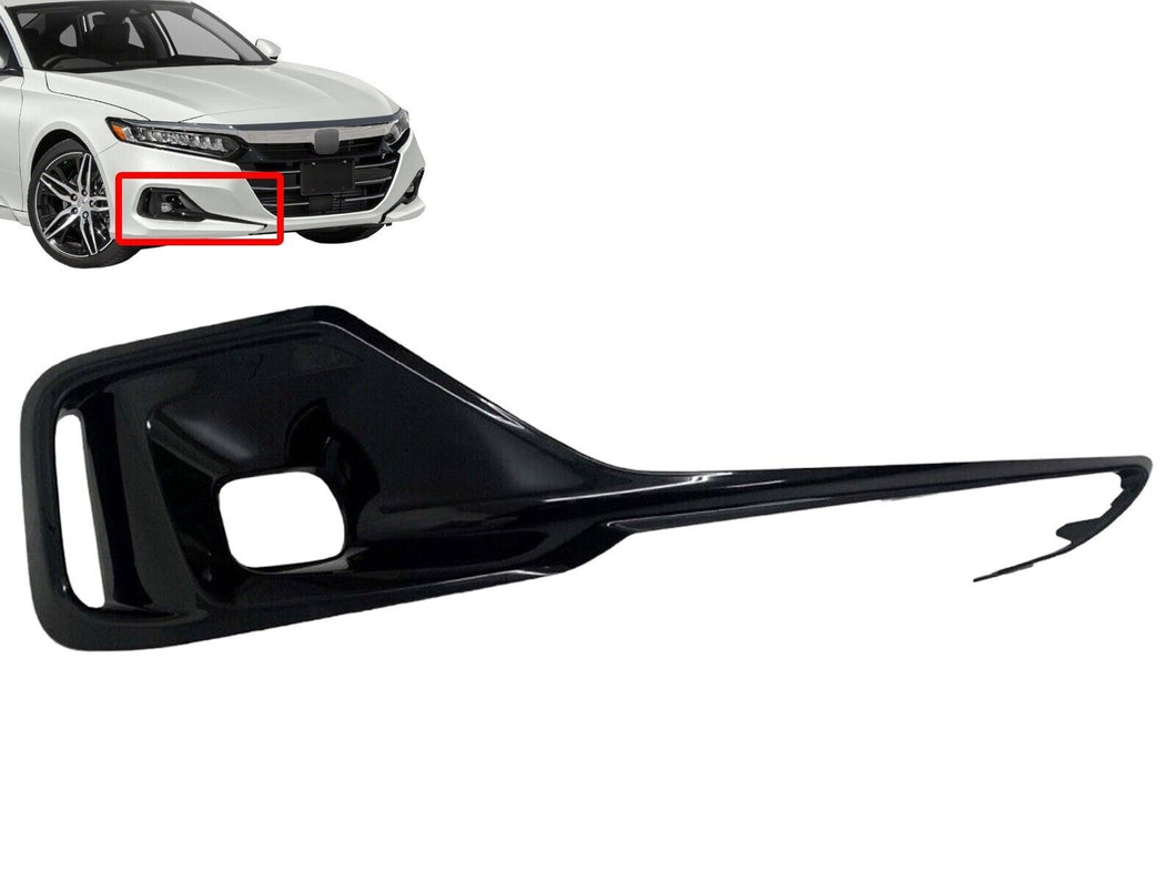2021 2022 Honda Accord Front Bumper Fog Light Cover Right Passenger Side - Texas-e-parts