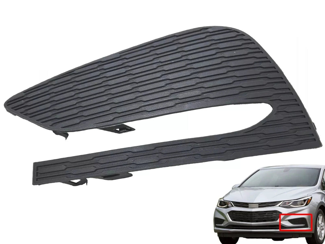 2016 2017 2018 Chevrolet Cruze Front Bumper Fog Light Cover Left Driver Side - Texas-e-parts