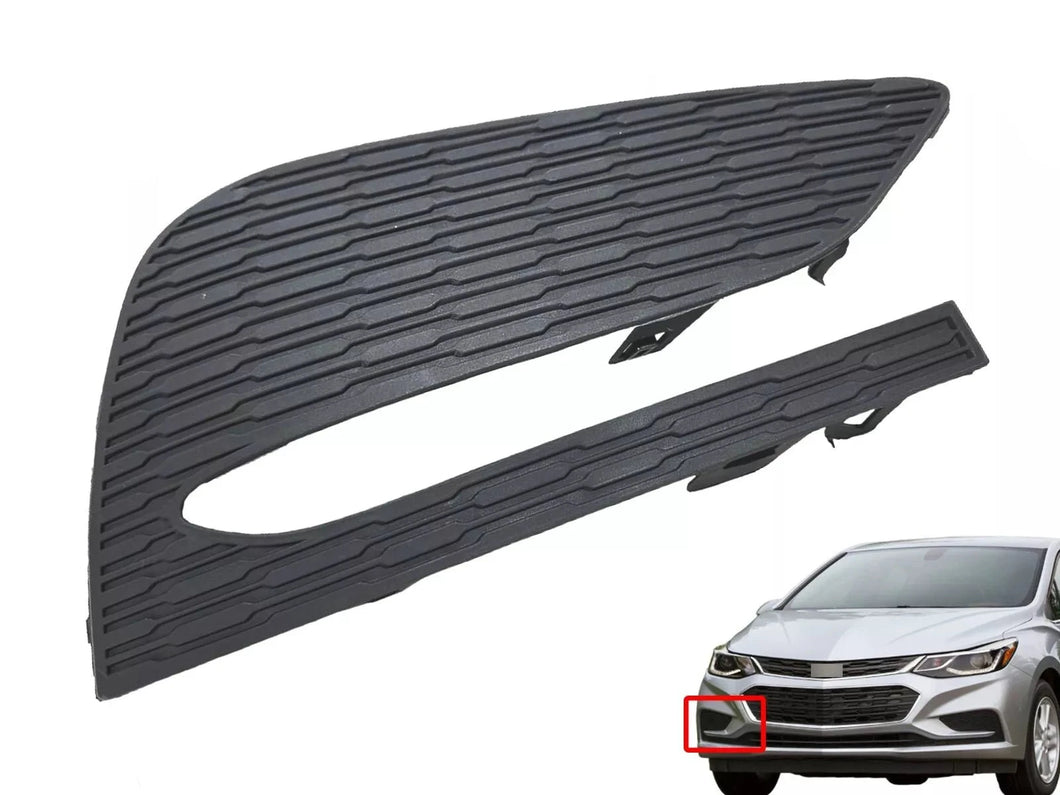 2016 2017 2018 Chevrolet Cruze Front Bumper Fog Light Cover Right Passenger Side - Texas-e-parts