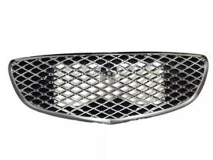 2022-2023 Genesis GV70 Front Bumper Upper Grille With Camera Option Chrome Mesh - Texas-e-parts