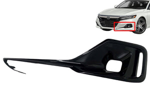 2021 2022 Honda Accord Front Bumper Fog Light Cover Left Driver Side - Texas-e-parts