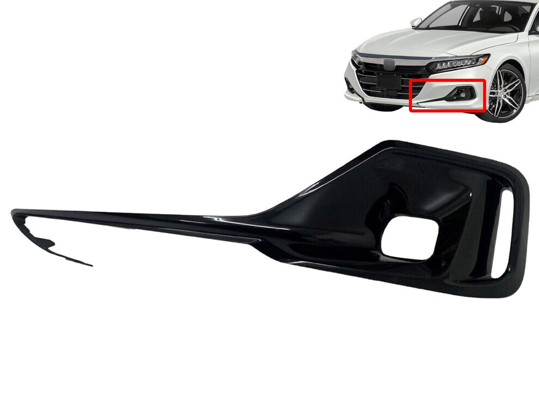2021 2022 Honda Accord Front Bumper Fog Light Cover Left Driver Side - Texas-e-parts