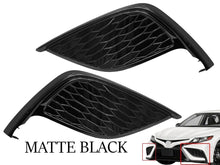 Load image into Gallery viewer, 2021 2022 2023 Toyota Camry XSE SE Front Bumper Fog Light Cover Left Right Side Matte Black - Texas-e-parts