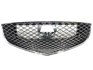 2021 2022 2023 Genesis G80 Front Bumper Upper Grille With Sensor Holes & Camera Option Mesh - Texas-e-parts