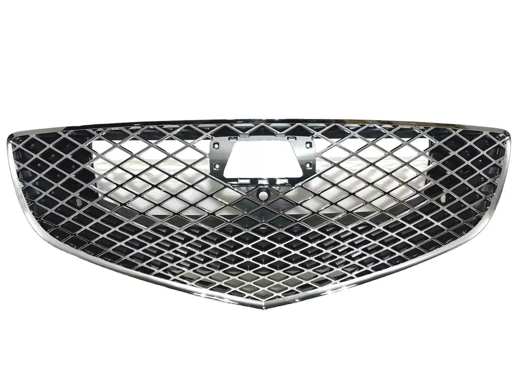 2021 2022 2023 Genesis G80 Front Bumper Upper Grille With Sensor Holes & Camera Option Mesh - Texas-e-parts