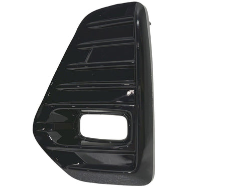2021 2022 2023 Nissan Kicks SR Front Bumper Fog Light Cover Left Driver Side Gloss Black - Texas-e-parts