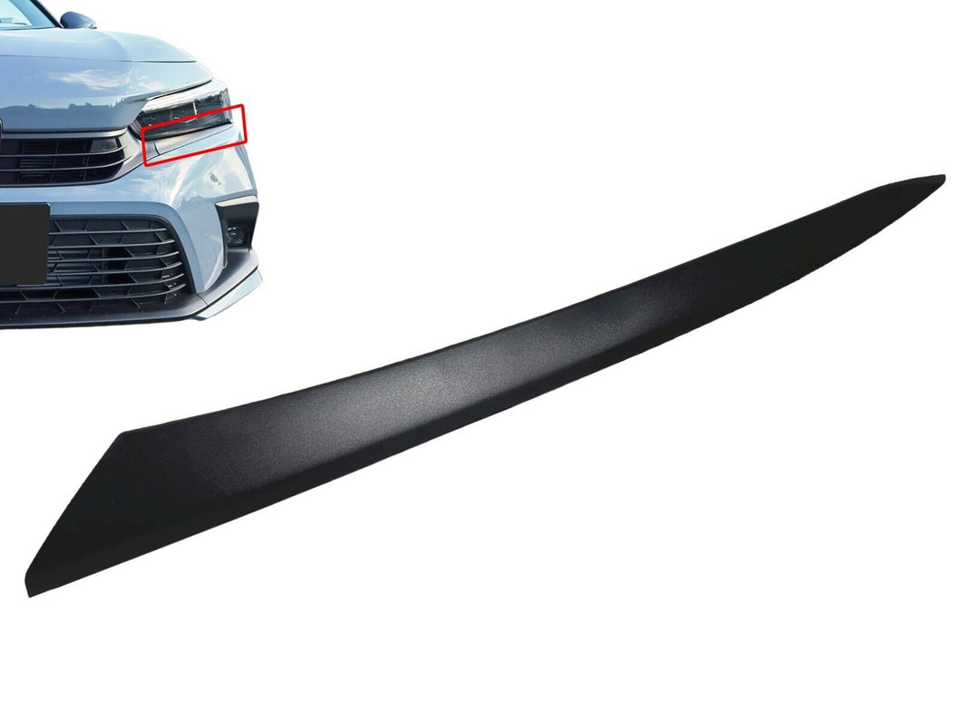 2022 2023 2024 Honda Civic Headlight Molding Trim Black Left Driver Side - Texas-e-parts