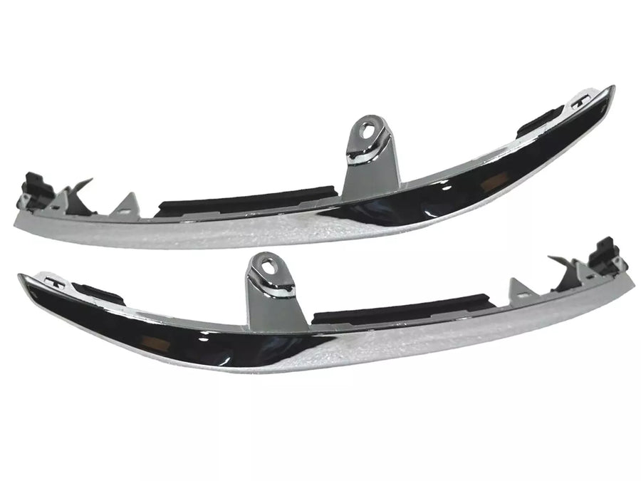 2018-2020 Honda Accord Headlight Chrome Molding Trim Front Left Driver & Right Passenger Set - Texas-e-parts