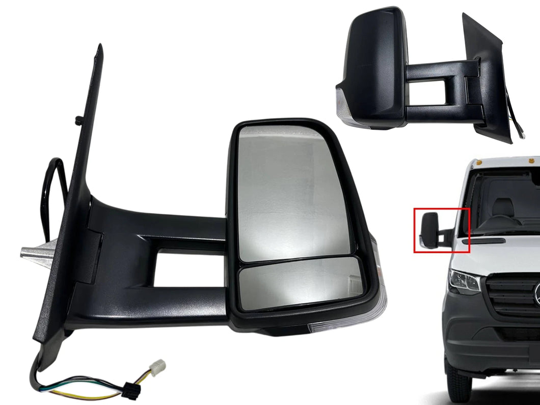 2019 2020 2021 Mercedes Benz Sprinter 1500 2500 3500 Right Front Door Side Rear View Mirror Long Arm