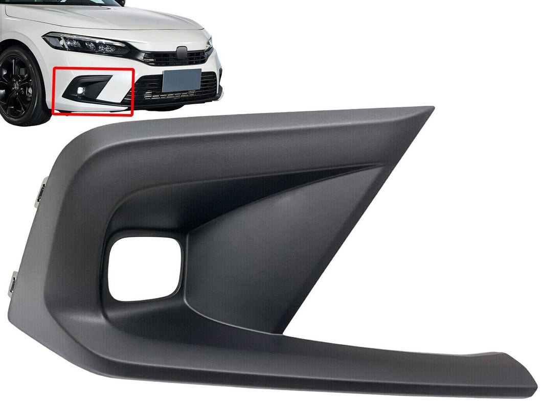 2022 2023 2024 Honda Civic Front Bumper Fog Light Cover Right Passenger Side - Texas-e-parts