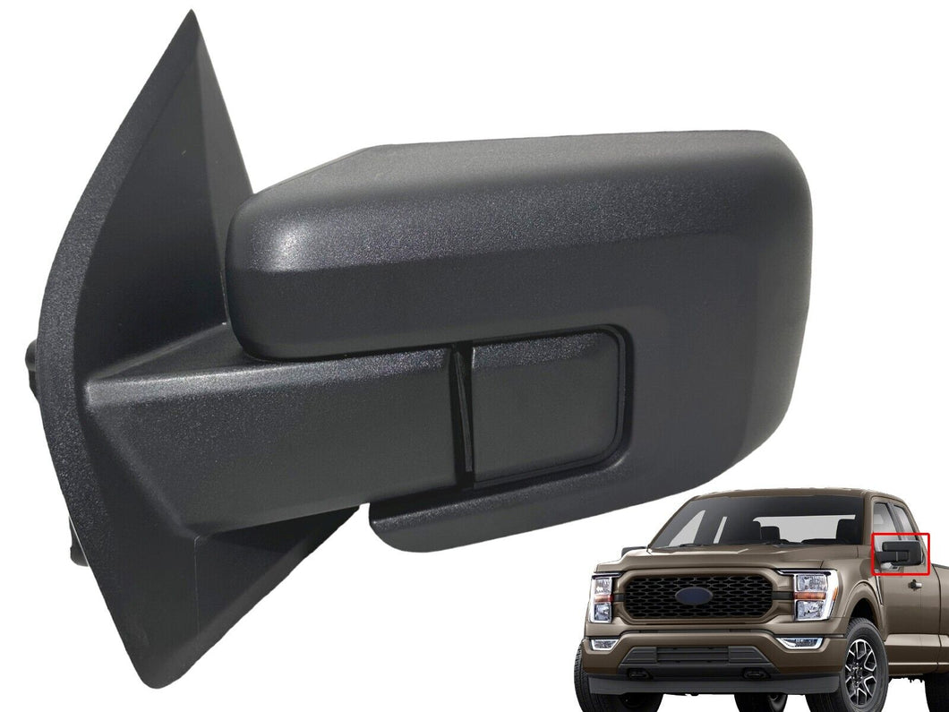 2021 2022 2023 Ford F-150 Front Door Left Side Rear View Mirror Heated Driver - Texas-e-parts