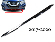 2017 2018 2019 2020 Nissan Rogue Front Bumper Chrome Trim Molding 62072-6FL0A - Texas-e-parts