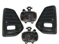 2021 2022 2023 Nissan Kicks Front Bumper Fog Light Lamp With Cover Left & Right Side Gloss Black - Texas-e-parts