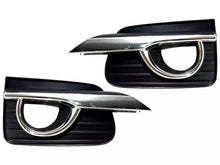 Load image into Gallery viewer, 2014 2015 2016 2017 Infiniti Q50 Front Bumper Fog Light Cover Left Driver &amp; Right Passenger Set