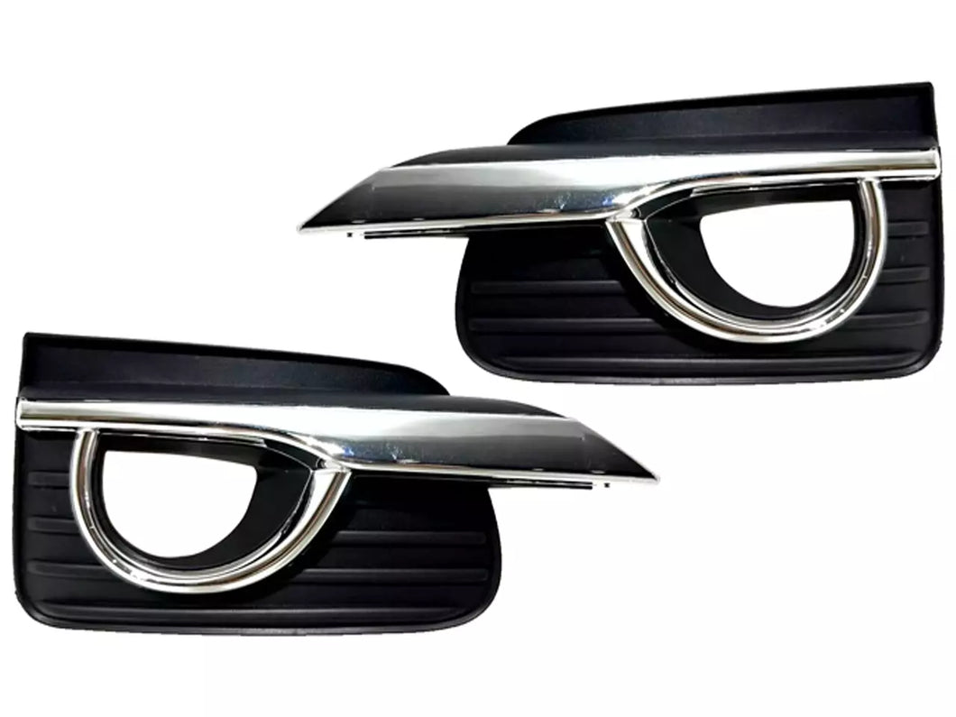 2014 2015 2016 2017 Infiniti Q50 Front Bumper Fog Light Cover Left Driver & Right Passenger Set