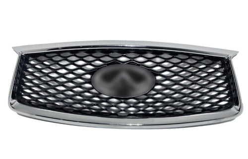 2019-2025 Infiniti QX50 Front Bumper Upper Grille Without Camera Option - Texas-e-parts