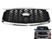 Load image into Gallery viewer, 2021 2022 2023 2024 Infiniti QX60 Grille Front Bumper Upper Grille Chrome - Texas-e-parts