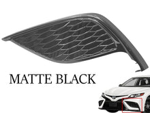 Load image into Gallery viewer, 2021 2022 2023 Toyota Camry XSE SE Front Bumper Fog Light Cover Left Driver Side Matte Black - Texas-e-parts