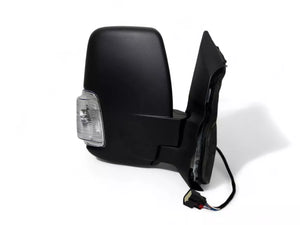 2020 2021 2022 2023 2024 Ford Transit 150 250 350 350HD Right Front Door Power Side Rear View Mirror Heated Signal Manual Folding With BSM ( Blind Spot Monitoring ) Short Arm Passenger