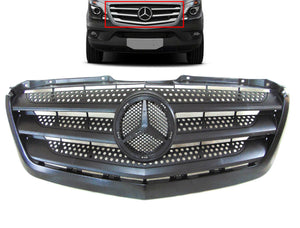 2014-2018 Mercedes Benz Sprinter 1500 2500 3500 Front Bumper Grille W Surround Trim - Texas-e-parts