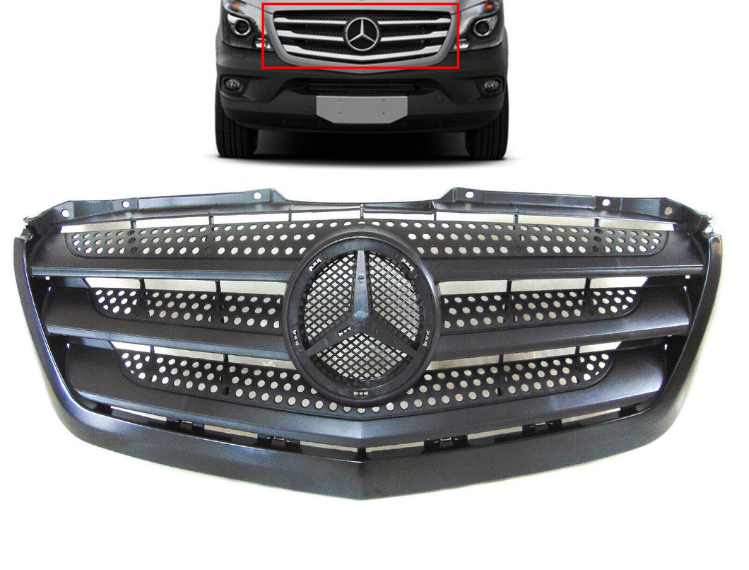 2014-2018 Mercedes Benz Sprinter 1500 2500 3500 Front Bumper Grille W Surround Trim - Texas-e-parts