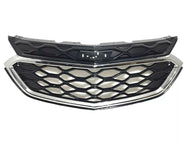 2018 2019 2020 2021 Chevrolet Equinox Front Bumper Upper Grille Chrome - Texas-e-parts