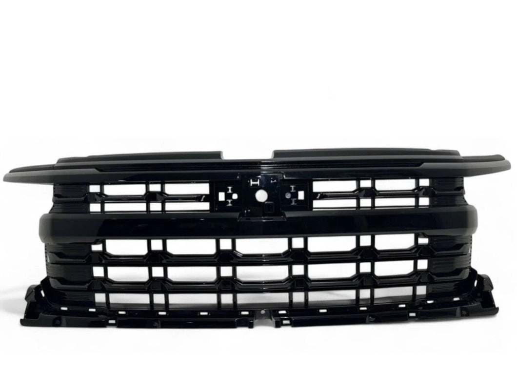 2022 2023 Chevrolet Silverado 1500 LTZ Grille Front Bumper Grille With Camera Option Gloss Black