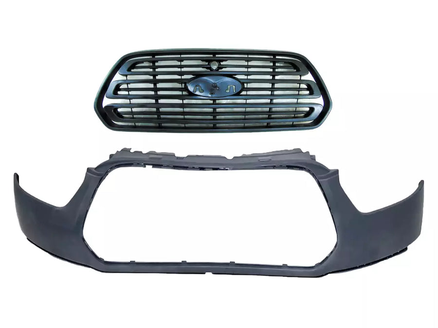 2015-2019 Ford Transit 150 250 350 350 HD Front Bumper Upper Cover With Grille - Texas-e-parts