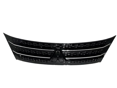 2022-2024 Mitsubishi Outlander & Outlander PHEV Grille Front Bumper Upper Grille Gloss Black - Texas-e-parts