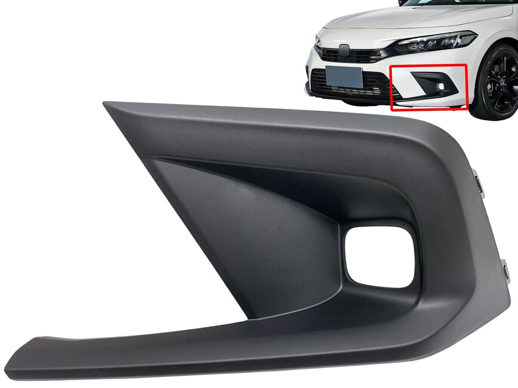 2022 2023 2024 Honda Civic Front Bumper Fog Light Cover Left Driver Side - Texas-e-parts