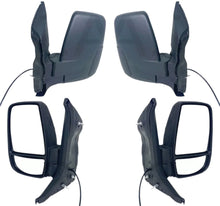 Load image into Gallery viewer, 2015 2016 2017 2018 2019 2020 2021 2022 2023 2024 Ford Transit Front Left Right Door Side Rear View Mirror Short Arm Set Driver Passenger