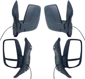 2015 2016 2017 2018 2019 2020 2021 2022 2023 2024 Ford Transit Front Left Right Door Side Rear View Mirror Short Arm Set Driver Passenger
