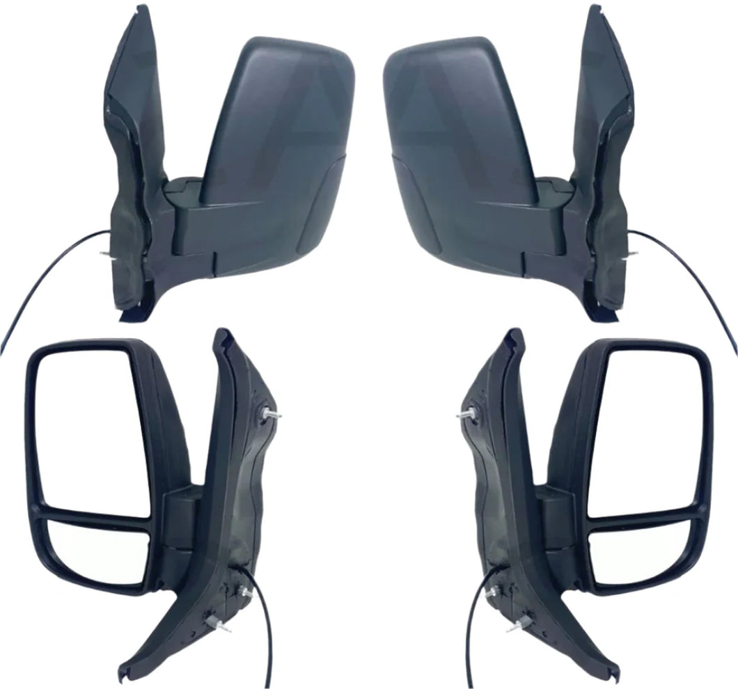 2015 2016 2017 2018 2019 2020 2021 2022 2023 2024 Ford Transit Front Left Right Door Side Rear View Mirror Short Arm Set Driver Passenger
