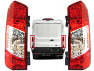 2015 2016 2017 2018 2019 2020 2021 2022 2023 2024 Ford Transit 150 250 350 350HD Left Right Rear Tail Light Set W/o Bulbs - Texas-e-parts